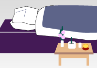 安置部屋でのご安置